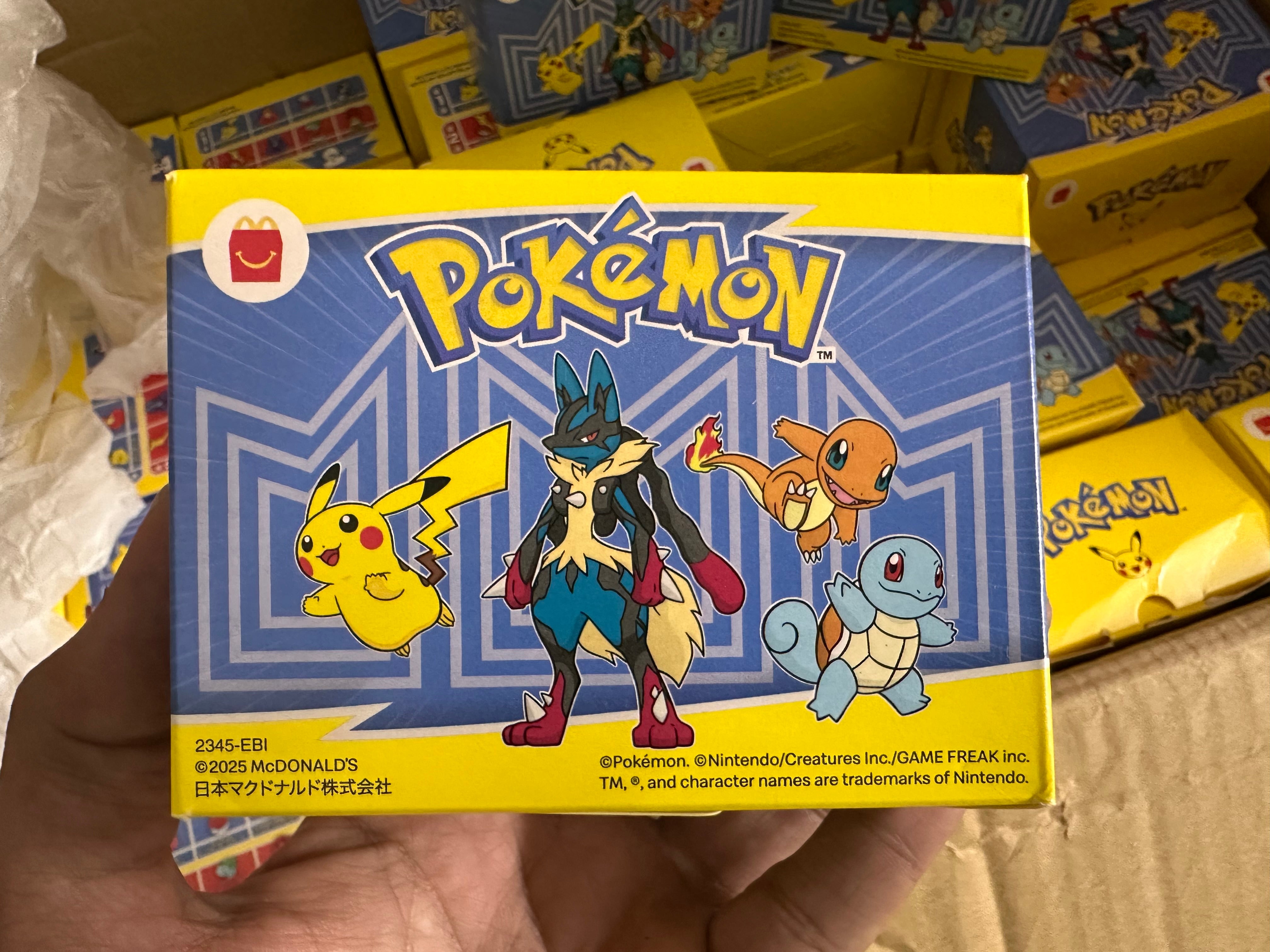 Pokemon 2025 McDonald Japan Happy Meal Toy Figures NEW - 2025