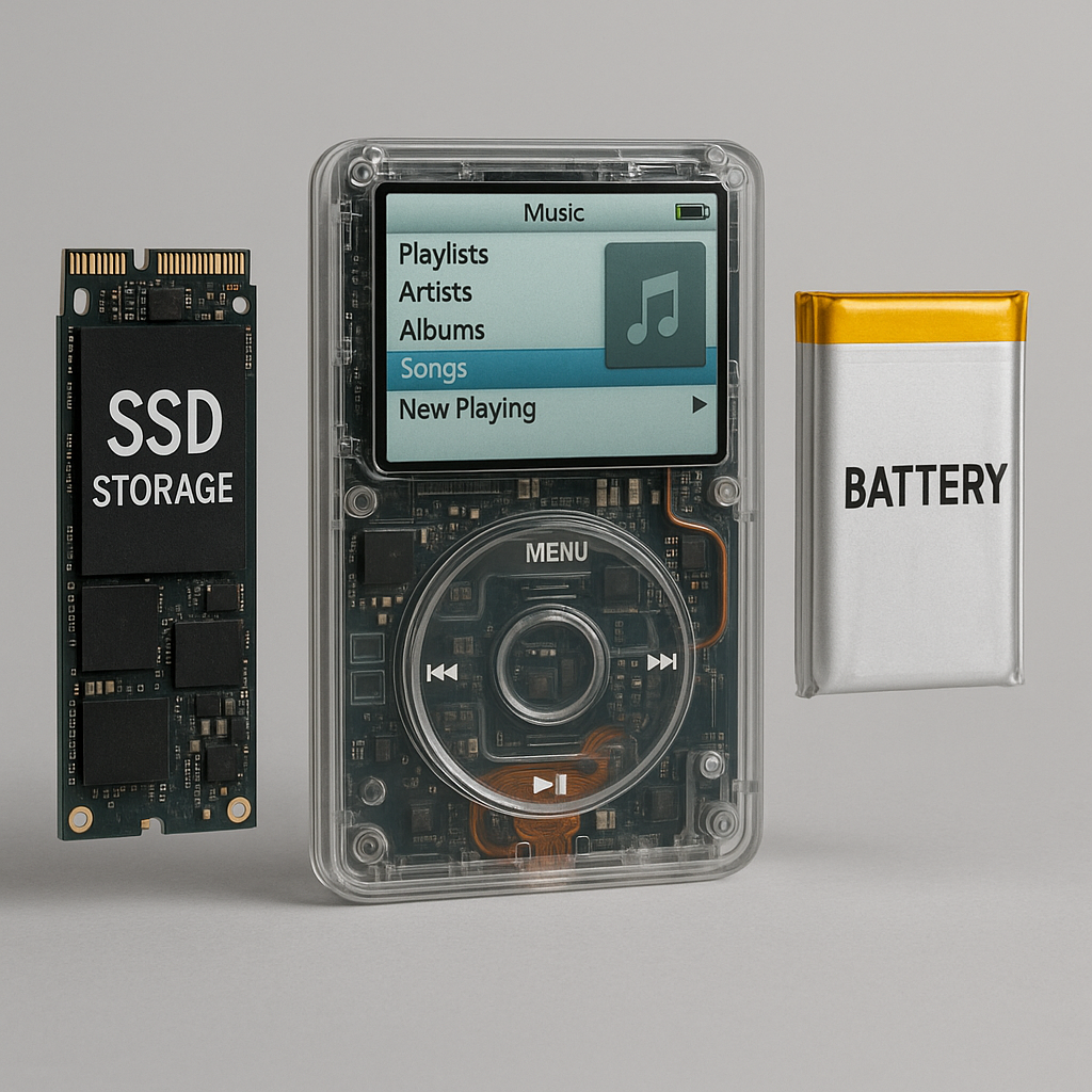 iPod Classic 6.5/7Gen 128GB Flash Modded iPod - Build Your iPod