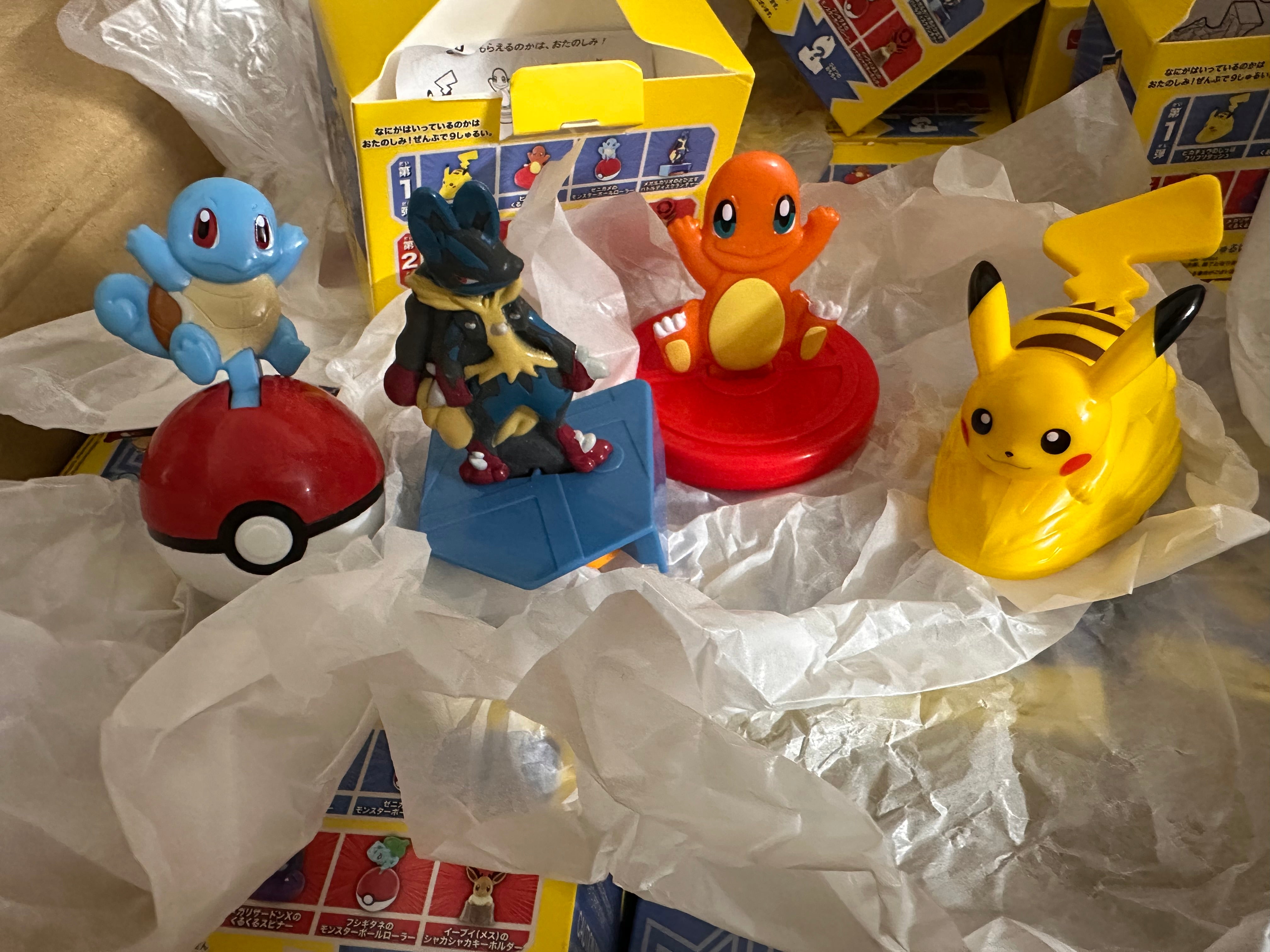 Pokemon 2025 McDonald Japan Happy Meal Toy Figures NEW - 2025