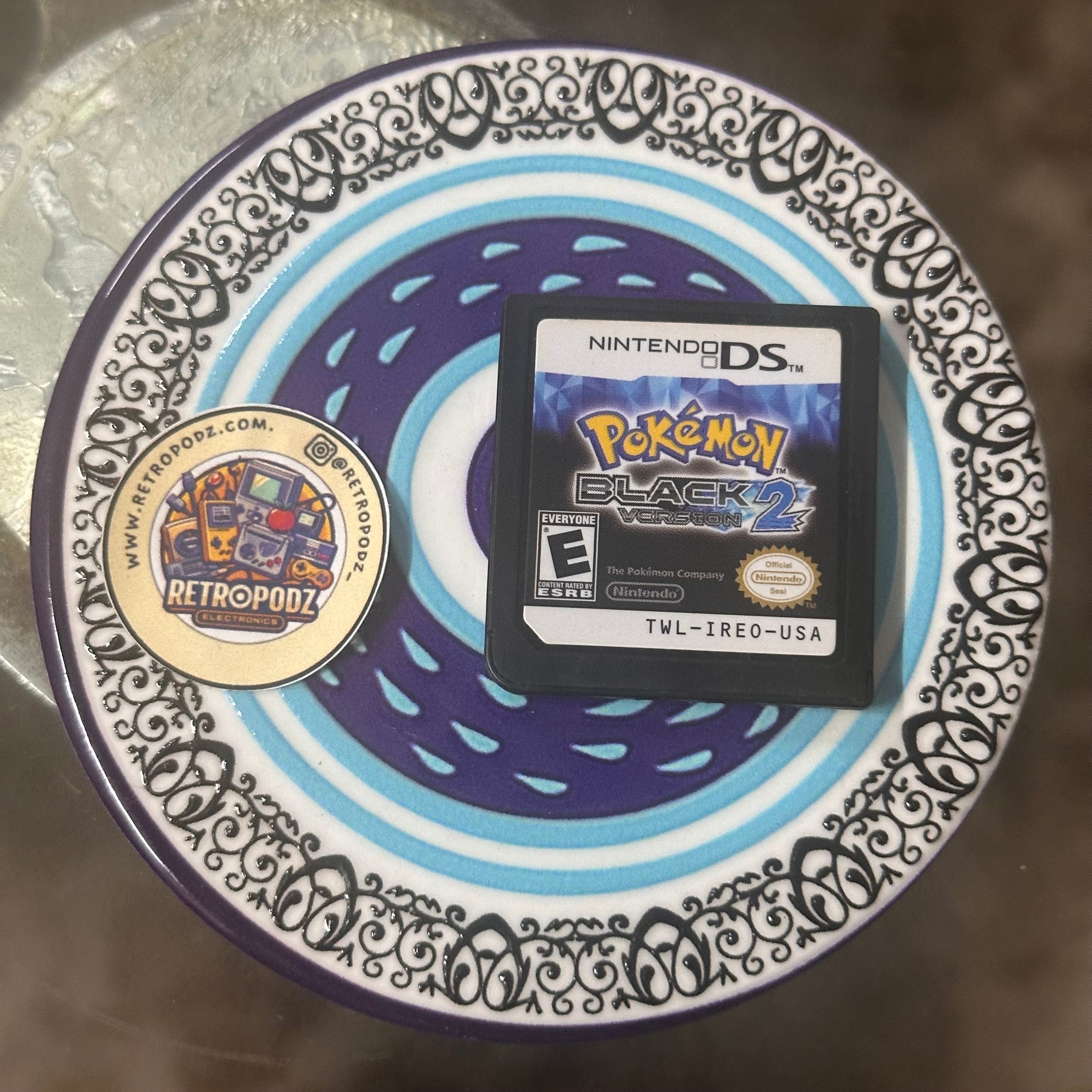 Nintendo DS Pokemon Black 2 Genuine Cartridge