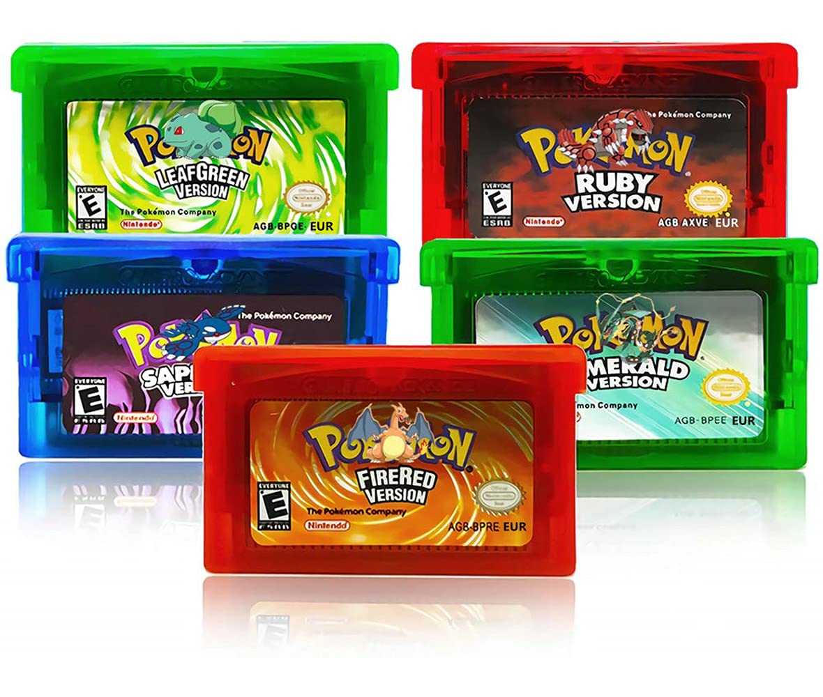Pokemon Games for Gameboy Advance GBA REPRODUCTION