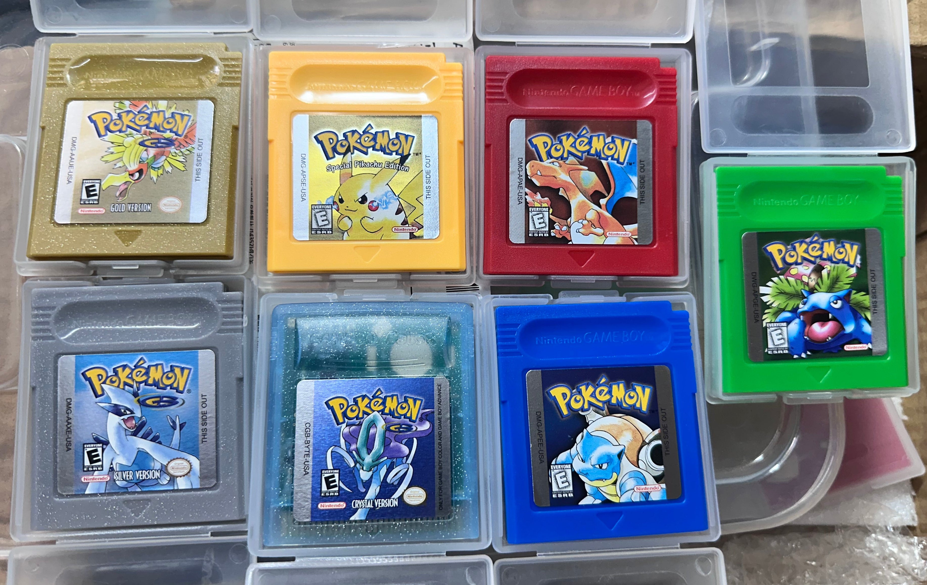 Pokemon Games for Gameboy GB GBC REPRODUCTION