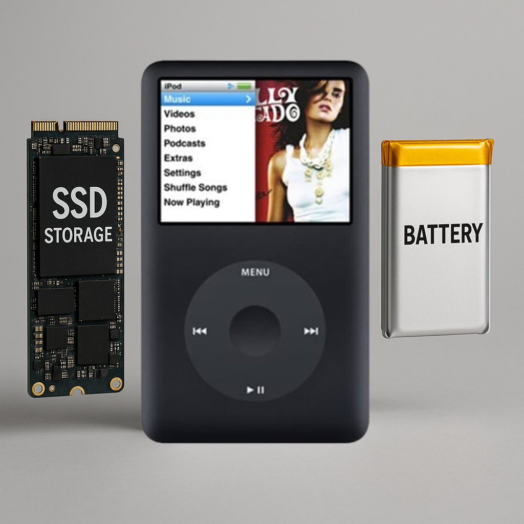 iPod Classic 6Gen SSD Flash Modded iPod - SALE