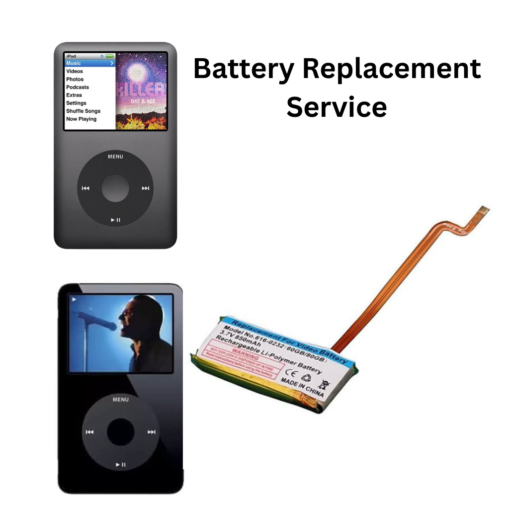 iPod Classic 30GB MA446箱付 動作OK バッテリー不良 iPod Classic Battery Replacement Service
