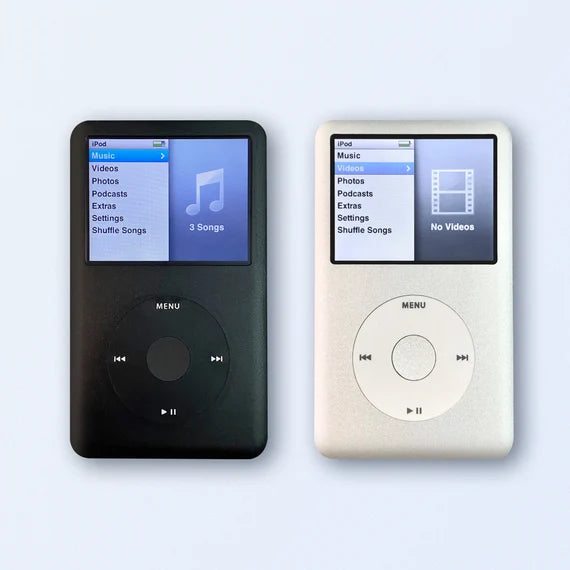 iPod Classic 6th Gen 160gb Black/Silver- Refurbished
